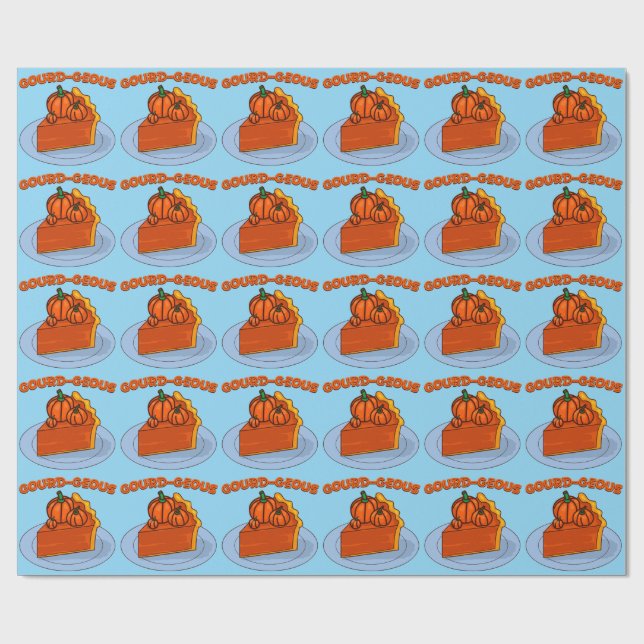 Pumpa-lyxig Presentpapper (Platt)