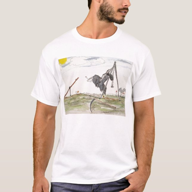 Pumpa mer hård, dig ska får där t-shirt (Framsida)
