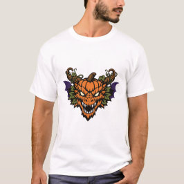 Pumpa Monster Halloween Fladdermus T Shirt