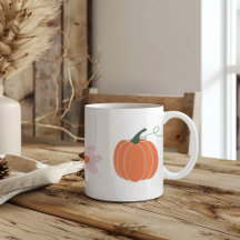 Pumpa och blommor på hösten