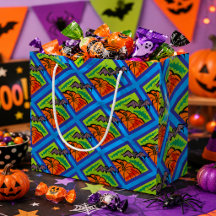 Pumpa och fladdermöss i mönster, namn, Halloween,