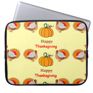 Pumpa och kalkon av Thanksgiving Laptop Fodral