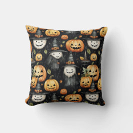 Pumpa och monster Halloween  Kudde