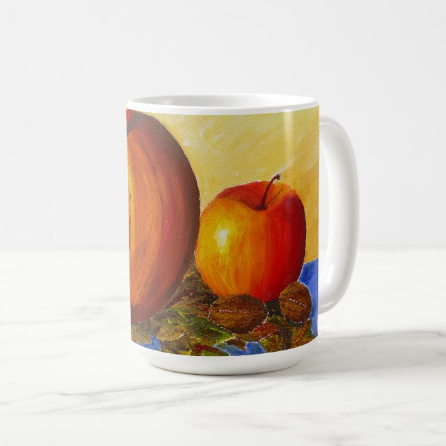 Pumpa och nötter kaffemugg (Framsida höger)