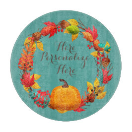 Pumpa och orange för höstandedekoration i löv