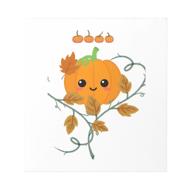 Pumpa och Vin Sticker Anteckningsblock (Framsida)