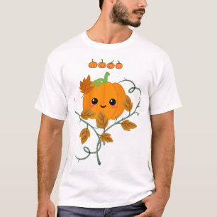 Pumpa och Vin Sticker T Shirt