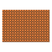 Pumpa Orange Svart Buffel Hjärta Karo