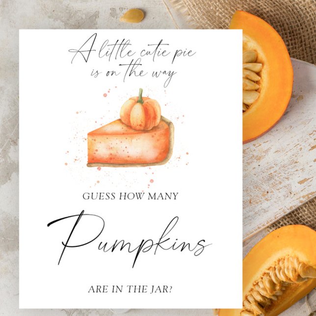 Pumpa paj - gissa hur många pumpor poster (Skapare uppladdad)