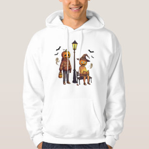 Pumpa Pals Hoodie – Kusligt Söt Halloween-gatukläd