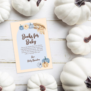 Pumpa Pampas Boho Baby Shower Bokförfrågan Tilläggskort