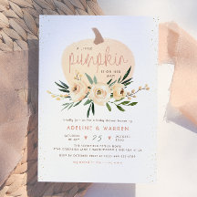 Pumpa Par Baby Shower Rosa & Guld Modern