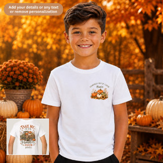 Pumpa Patch Crew Familj Matchande Unisex Barn T Shirt