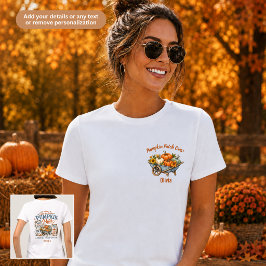 Pumpa Patch Crew Familj Matching T Shirt