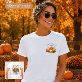 Pumpa Patch Crew Familj Matching Unisex T Shirt