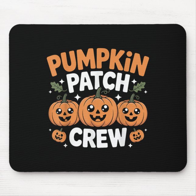 Pumpa Patch Crew Matchande Familj Höst  Musmatta (Framsidan)