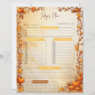 Pumpa Patch Daglig Planeringssida