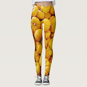 Pumpa Patch Halloween Höst Fall Leggings