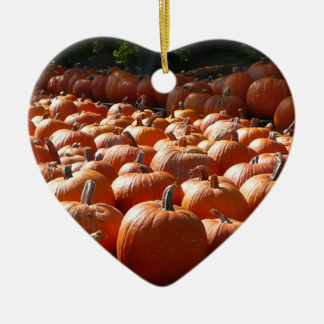 Pumpa Patch Höstskörd Fotografi Julgransprydnad Keramik (Framsidan)