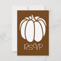 Pumpa Patch i choklad RSVP-kort