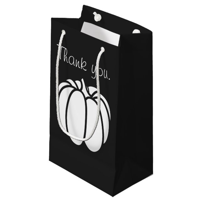 Pumpa Patch i svart presentpåse (Framsidan Vinklad)