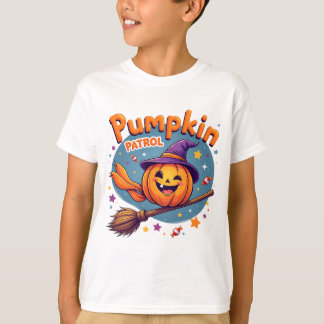 Pumpa Patrull Flygande Halloween T Shirt