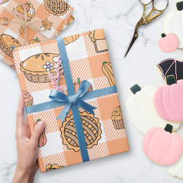 Pumpa Pie Gingham Presentpapper