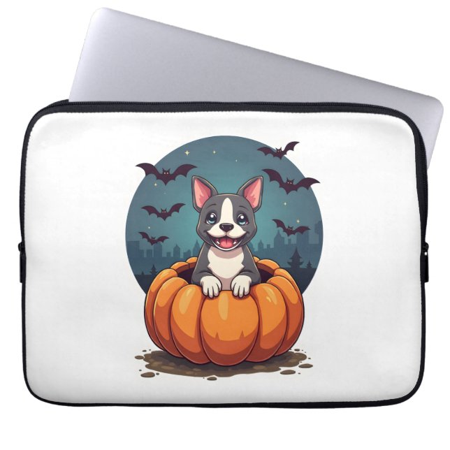 Pumpa Pitbull Leende Laptop Fodral (Framsidan)