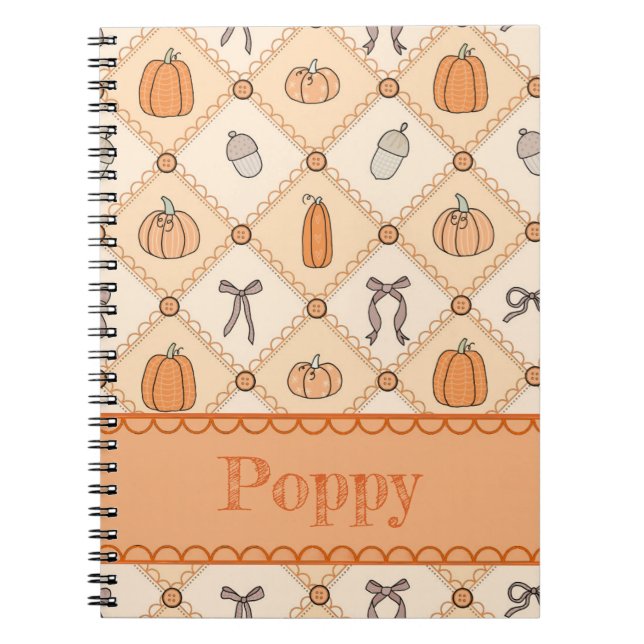 Pumpa Plaid Anteckningsbok (Framsidan)