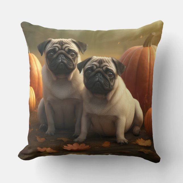 Pumpa Puppy Höstpunktspumpa Kudde (Framsida)