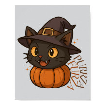 Pumpa Purr Häxa Katt