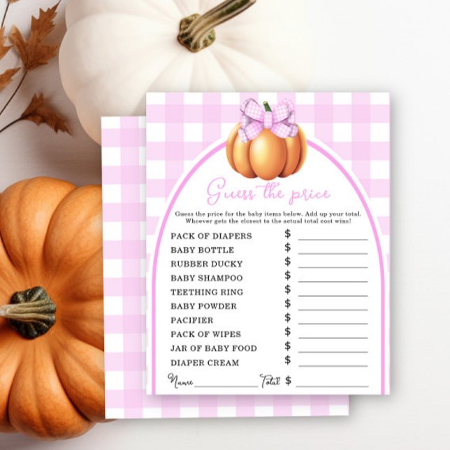 Pumpa rosa valvbarnvakt Pris gissningslek (Skapare uppladdad)