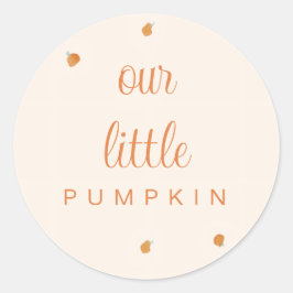 Pumpa Runt Klistermärke