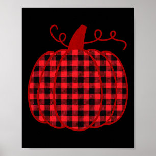 Pumpa Rutigtryck För Thanksgiving Tacksam Vibe Poster