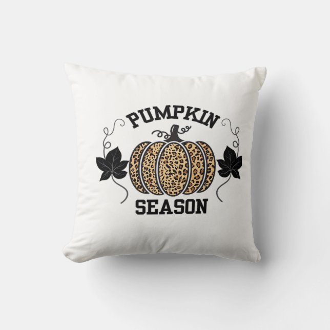 Pumpa Säsong  Gepardtryck Pumpa Höst Design  Kudde (Framsida)