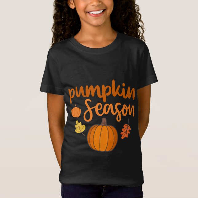 Pumpa Säsong Höst T Shirt (Framsida)