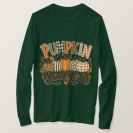 Pumpa Säsong Långärmad T Shirt