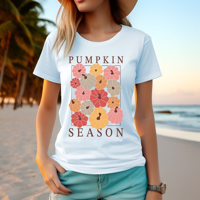 Pumpa Säsong: Mysig Höst T-Shirt för Hösten (Skapare uppladdad)