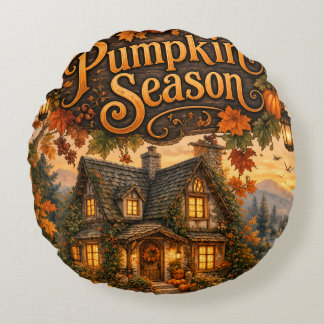 Pumpa-säsong Rund Kudde