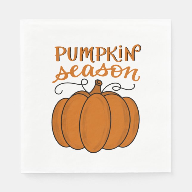 Pumpa Säsong Servett (Framsidan)