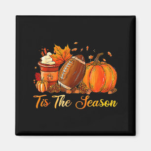 Pumpa Sce Fotboll Tis The Season Höst Tackgivnings Magnet