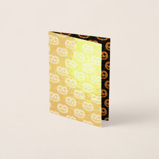 Pumpa Skalle Folierat Kort