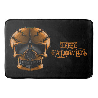 Pumpa Skalle Halloweenfest Badrumsmatta