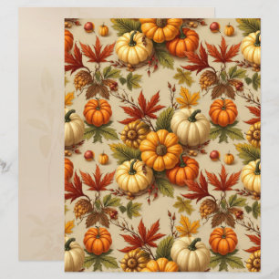 Pumpa Skörda Scrapbookpapper