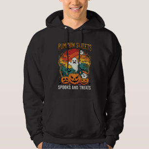 Pumpa Sötsaker Spöken Gods Halloween Spöken Pump Hoodie
