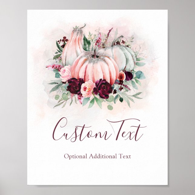 Pumpa Tecken Poster (Framsidan)