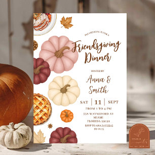 Pumpa Thanksgiving-inbjudan Inbjudningar