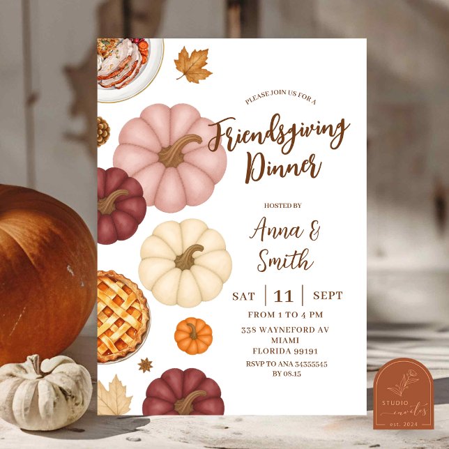 Pumpa Thanksgiving-inbjudan Inbjudningar (Skapare uppladdad)