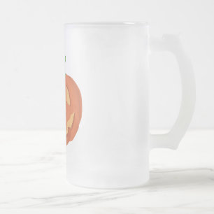 Pumpa till Halloween 1 Frostat Ölglas