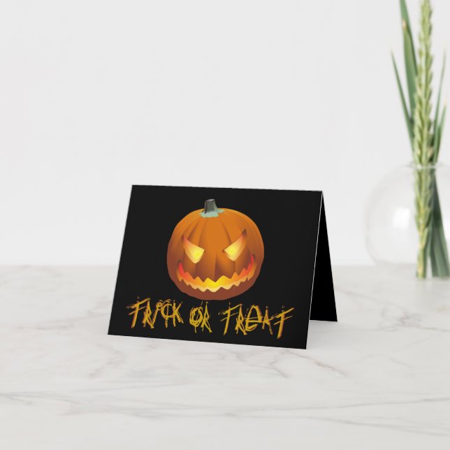 Pumpa till Halloween 6 Kort (Framsida)